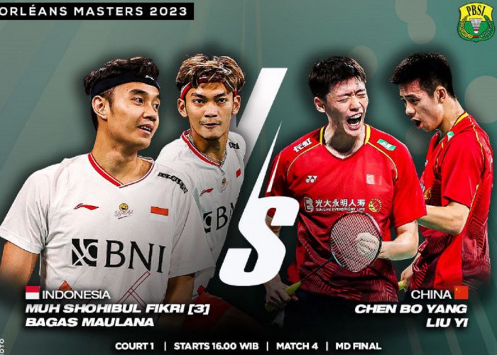Link Live Streaming Final Orleans Masters 2023: Bagas/Fikri Selangkah Lagi Juara!