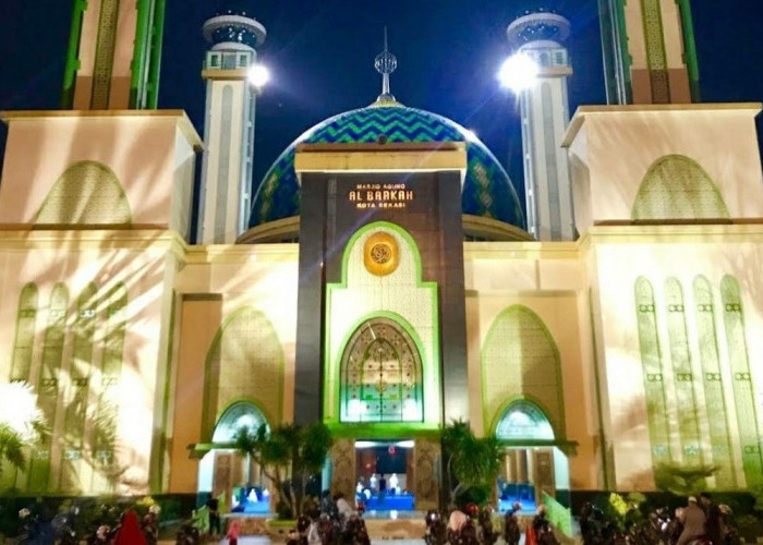 Jelang Sholat Idul Adha 1444 H, Masjid Agung Al-Barkah Kota Bekasi Persiapkan Seluruh Fasilitas Ibadah