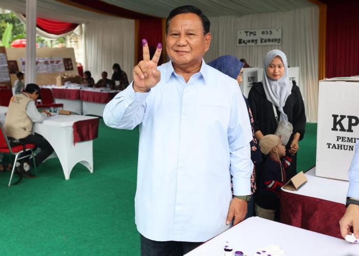 Usai Nyoblos, Prabowo Ucapkan Terima Kasih ke Wartawan yang Meliputnya Semasa Kampanye