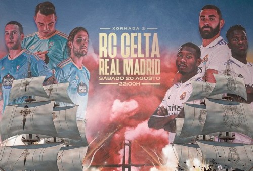 Link Live Streaming LaLiga Spanyol 2022/2023: Celta Vigo vs Real Madrid