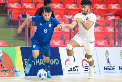 Unggul Lebih Dulu, Indonesia Harus Puas Ditahan Imbang Thailand Pada Pertandingan Grup A Piala Futsal AFF 2022