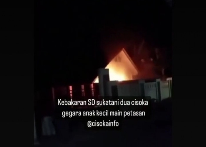 Viral! SD di Cisoka Tangerang Kebakaran, Diduga Akibat Anak Kecil Main Petasan