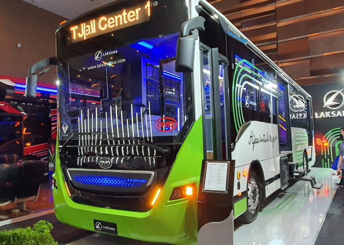 Bus Listrik Karya Anak Bangsa Karoseri Laksana, Majang di Pameran Busworld Southeast Asia 2022