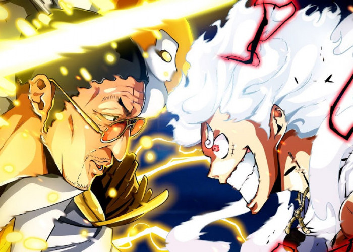 Spoiler Manga One Piece 1093: Duel Luffy vs Kizaru Makin Seru, Gorosei Saturn Turun Tangan