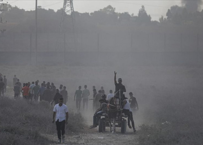 Israel-Palestina Memanas: Operasi Badai Al Aqsa Bombardir Jalur Gaza