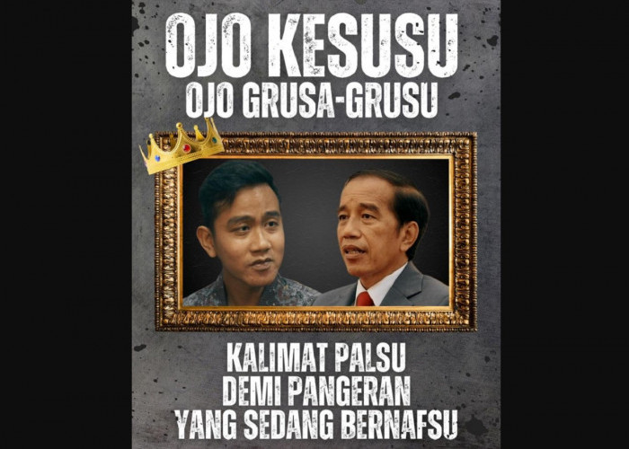 Pedas! Jokowi Disindir Meme Ojo Kesusu Ojo Grusa Grusu: Kalimat Palsu Demi Pangeran yang Bernafsu 