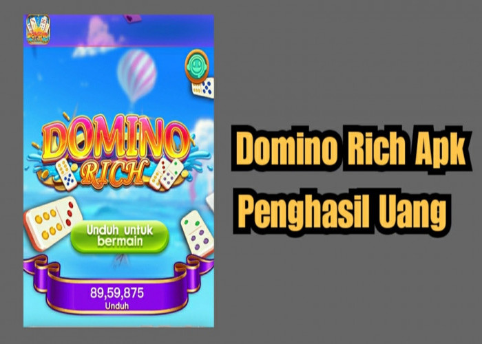 Aplikasi Domino Rich Terbaru 2023, Game penghasil Saldo DANA, Dapat cuan tanpa Modal 