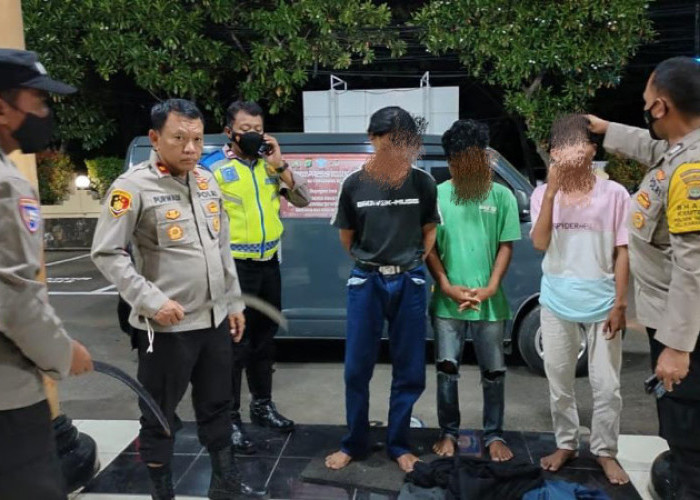 Berkeliaran di Pagi Buta Sambil Bawa Celurit, Tiga Remaja di Tangerang Ditangkap Polisi
