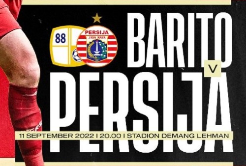 Link Live Streaming BRI Liga 1 2022/2023: Barito Putera vs Persija Jakarta