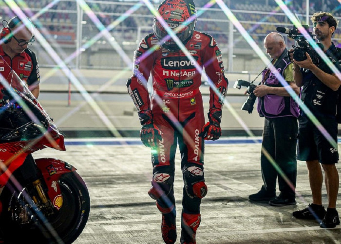 Tidak Tampil Maksimal di Sesi Latihan MotoGP Qatar, Bagnaia: Bukan Hari yang Saya Harapkan