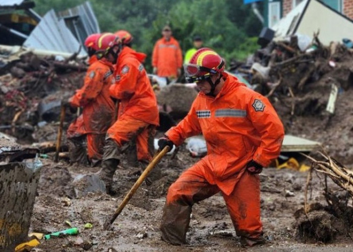 Banjir dan Longsor di Korsel Tewaskan 35 Orang, KBRI: Tak Ada Korban WNI 