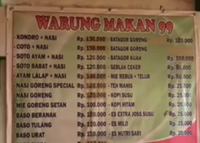 Dahsyat! Segini Harga Warung Makan di Papua Pedalaman, Nasi Goreng dan Soto Dijual Rp 100.000