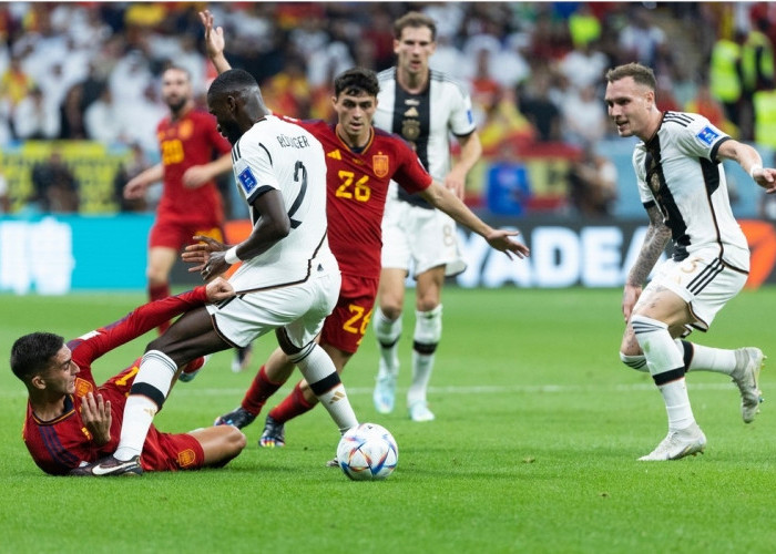 Piala Dunia 2022: Jerman vs Spanyol Hanya Bermain Imbang 1-1