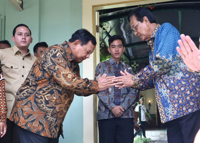 Kunjungi Sri Sultan Hamengku Buwono (HB) X, Prabowo: Saya Dapat Banyak Wejangan Soal Masa Depan dan Teknologi