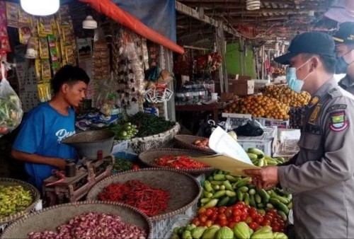 PKL dan Pemilik Bangli di Pasar Sentiong Tangerang Dapat SP3 Dari Satpol PP