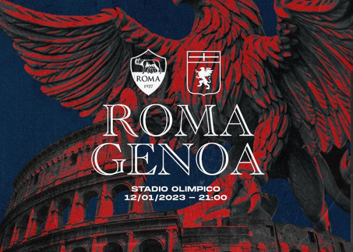 Link Live Streaming Coppa Italia 2022/2023: AS Roma vs Genoa