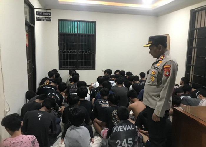 Diduga Hendak Melakukan Aksi Tawuran, 72 Remaja di Neglasari Tangerang Diamankan Polisi