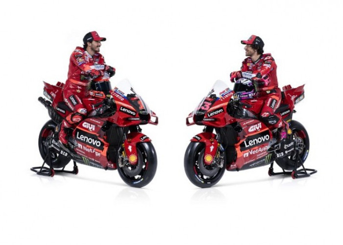 MotoGP 2023: Ducati Lenovo Andalkan Duet Rider Italia Francesco Bagnaia dan Enea Bastianini