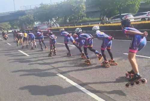 Viral Rombongan Sepatu Roda di Gatsu, Ini Pasal yang Dilanggar