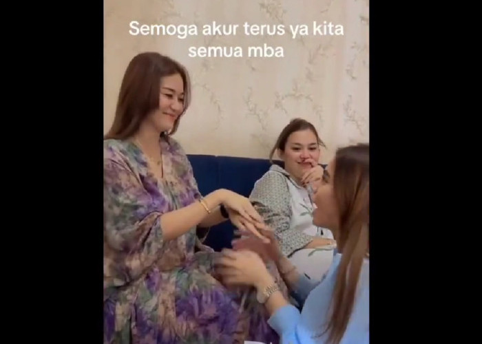 Video Viral 3 Madu Mas Bram Rukun, Istri Ketiga Sungkem Istri ke Pertama dan Kedua, Netizen: Mas Bram Angkat Kami Jadi Muridmu!