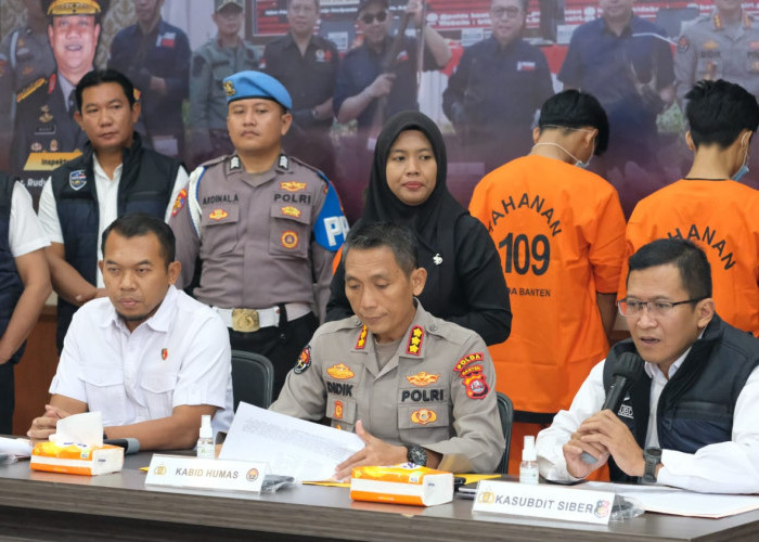 Promosikan Judi Online Tiga Pemilik Akun IG Ditangkap Polda Banten, Dua Pelaku Warga Kabupaten Tangerang