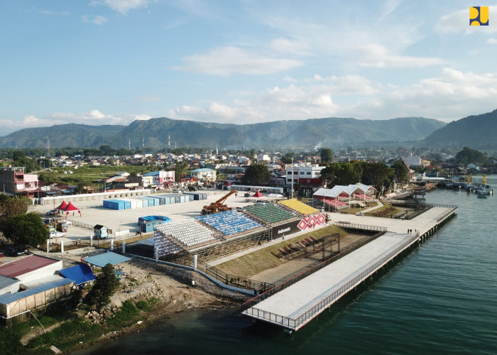 Kementerian PUPR Selesaikan Pembangunan Venue Kejuaraan Dunia Perahu Motor Formula 1 di Danau Toba