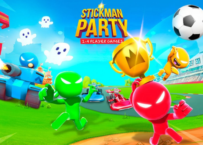 Stickman Party Mod APK Terbaru, Tersedia Fitur Unlimited Money dan Tanpa Iklan!
