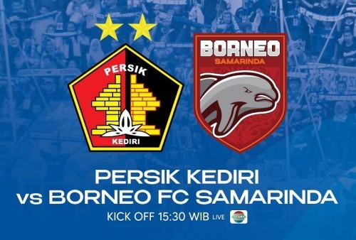 Link Live Streaming BRI Liga 1 2022/2023: Persik Kediri vs Borneo FC