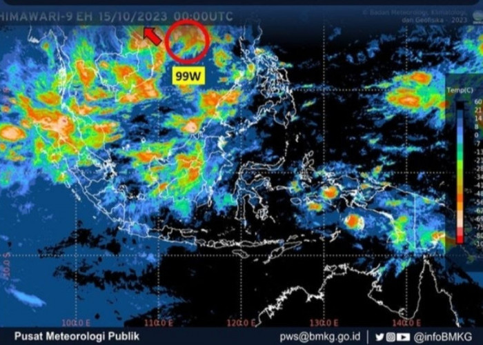 Bibit Siklon 99W Bakal Pengaruhi Cuaca Indonesia, BMKG: Waspada yang Bakal Terjadi
