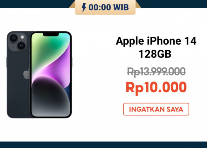 Gercep Bestie, Shopee 10.10 Flash Sale: iPhone 14 128GB dan 6 HP Ini Dijual Rp 10.000! 