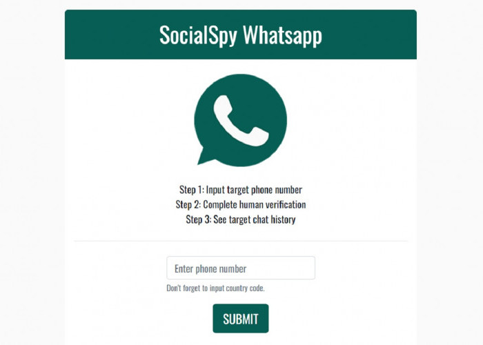 Cara Sadap WA Pakai Social Spy WhatsApp Terbaru, Tanpa Sentuh HP Target!