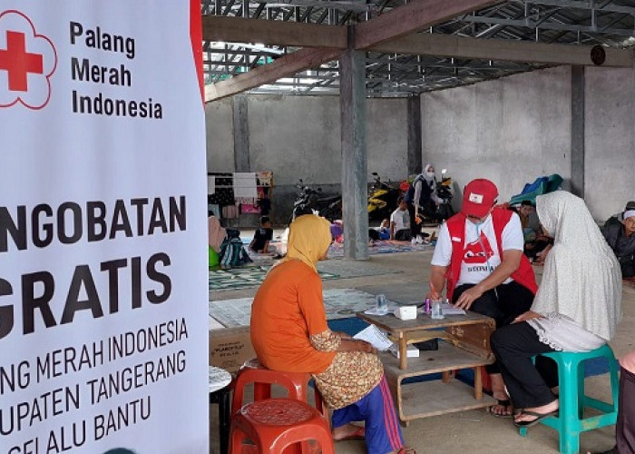 Pengobatan Gratis PMI Kabupaten Tangerang di Cibereum Cianjur Diserbu Warga, Paling Banyak Keluhkan ISPA