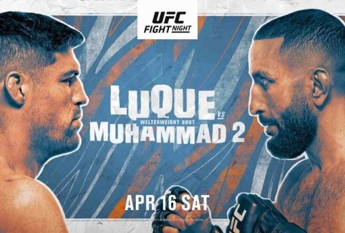 Link Live Streaming UFC Vegas 51: Vicente Luque Lawan Petarung Muslim Berdarah Palestina