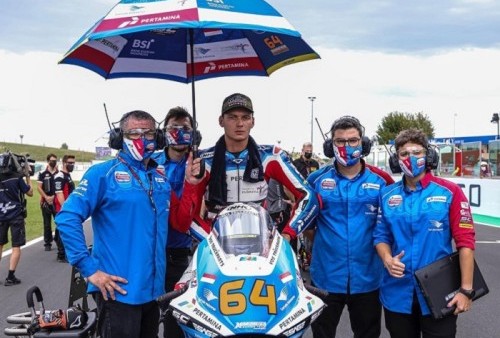 Tes Pramusim Moto2, Pembalap Keturunan Indonesia Alami Patah Tulang Selangka