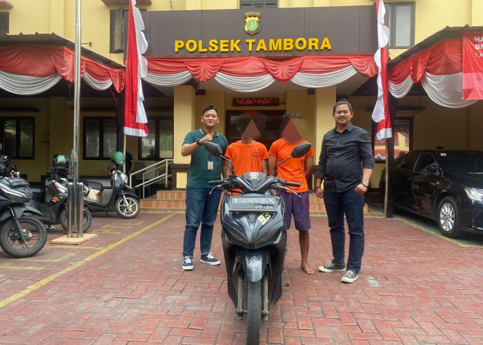 Komplotan Curanmor Diringkus Polsek Tambora, Penadah Ternyata Penjual Nasi Pecel di Tangerang