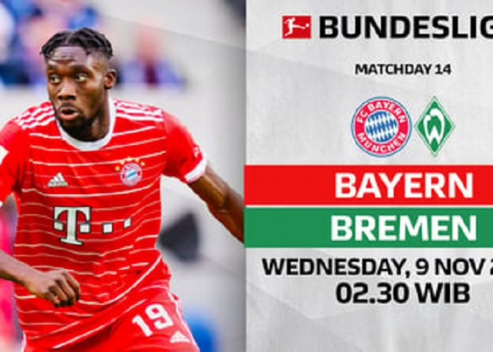 Link Live Streaming Bundesliga 2022/2023: Bayern Munchen vs Werder Bremen