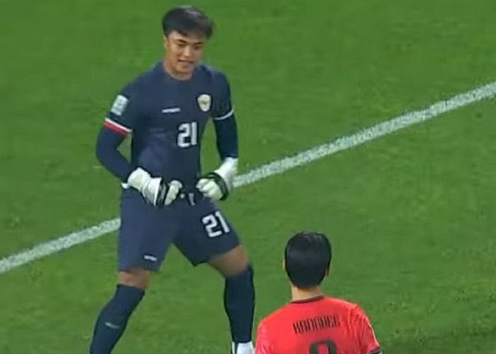Momen Tengil Ernando Ari Selebrasi Joget Usai Tepis Penalti Pemain Korea Selatan U-23