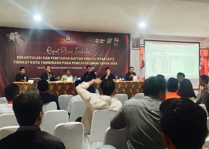 KPU Kota Tangerang Tetapkan DPT Pemilu 2024, Segini Jumlahnya!