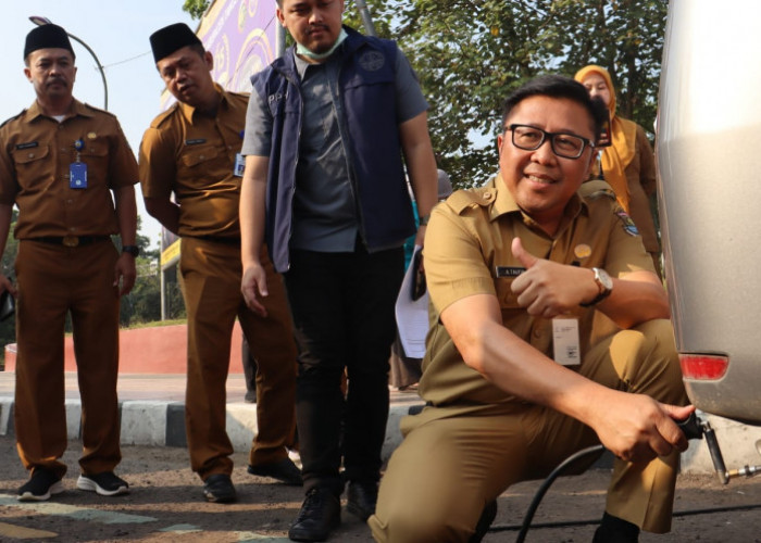 KLHK Lakukan Uji Emisi Kendaraan Dinas Bupati Tangerang, Ini Hasilnya!