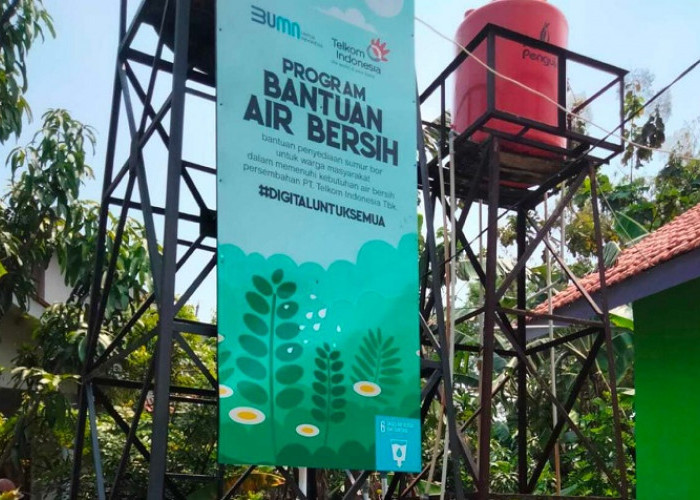 Telkom Bangun Akses Air Bersih di Desa Pedalaman Nusantara