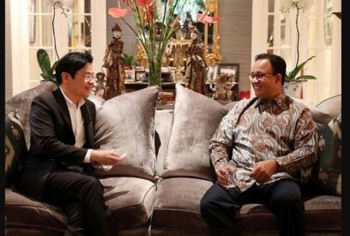 Mengapa Anies Baswedan Tak Publikasikan Pertemuannya dengan Menkeu Singapura Lawrence Wong? Gak Enak Ama UAS?