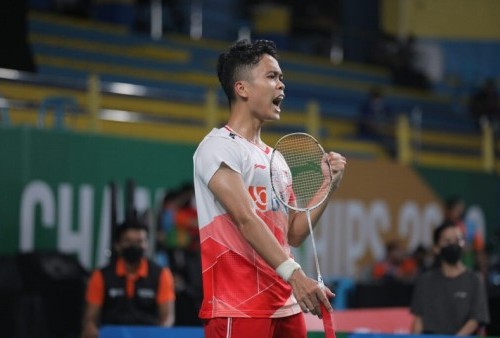 Depak Juara All England, Ginting Melaju ke Semifinal Indonesia Masters