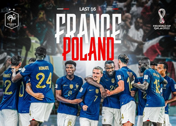 Piala Dunia 2022: Singkirkan Polandia 3-1, Prancis Melaju ke Perempat Final