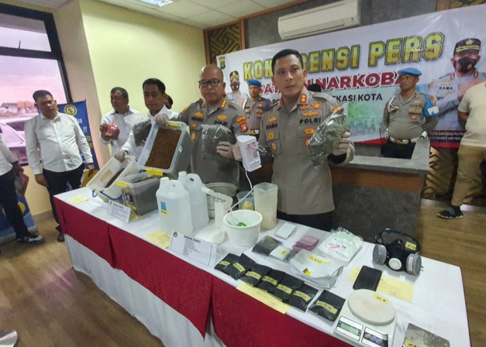 'Pabrik' Narkotika Sintetis di Kabupaten Bekasi Digerebek, 1 Orang Pengusaha Ditangkap