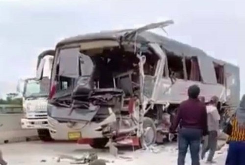 Kronologi Kecelakaan Bus PO SAN Tabrak Truk di Tol Lampung yang Tewaskan 1 Orang
