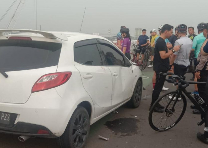 Kondisi Terkini Enam Pesepeda yang Ditabrak Sedan Mazda di PIK II Tangerang
