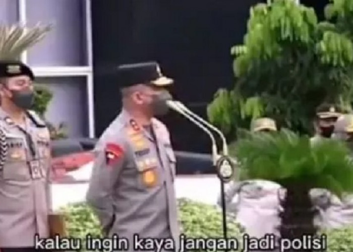 Video Lawas Irjen Teddy Minahasa Viral: Kalau Ingin Kaya Jangan Jadi Polisi