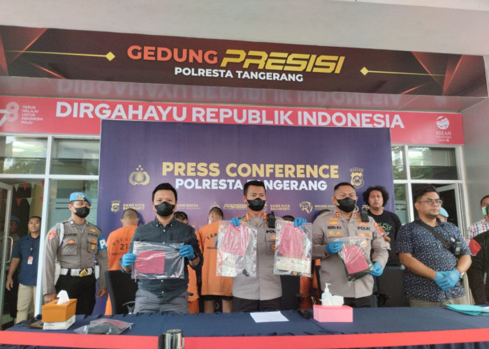 Komplotan Curanmor Diringkus Polresta Tangerang