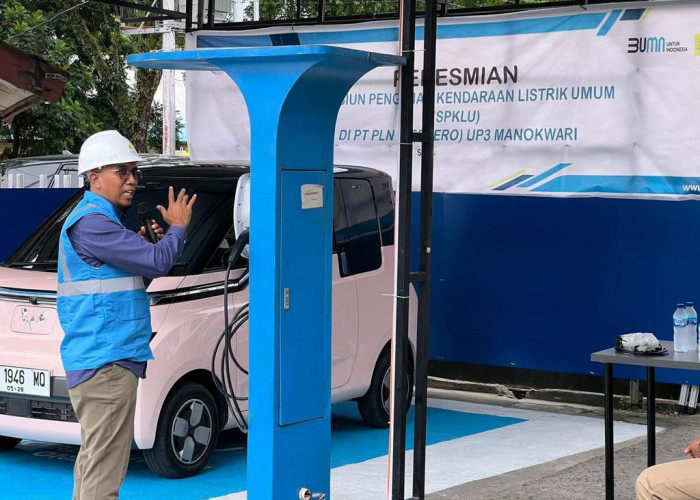 Bangun SPKLU di Manokwari, Langkah PLN Percepat Pertumbuhan Kendaraan Listrik di Indonesia Timur