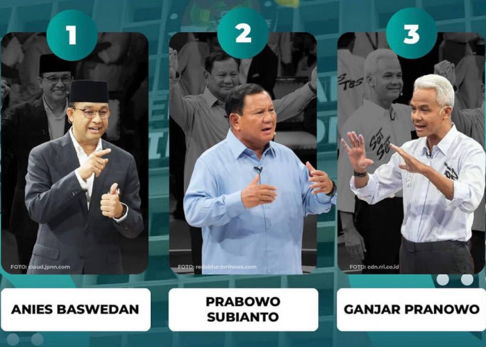 Survei Terbaru Pascadebat: Prabowo-Gibran 43 Persen, Posisi Kedua Anies-Muhaimin, Ganjar-Mahfud Keok! 